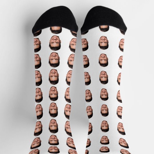 Chaussette Personalized Picture Socks with Custom Face Print (Haut)
