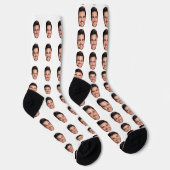 Chaussette Personalized Picture Socks with Custom Face Print  (Droite)