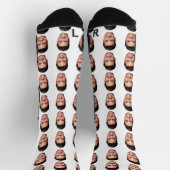 Chaussette Personalized Picture Socks with Custom Face Print  (Haut)