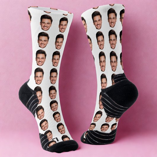 Chaussette Personalized Picture Socks with Custom Face Print 