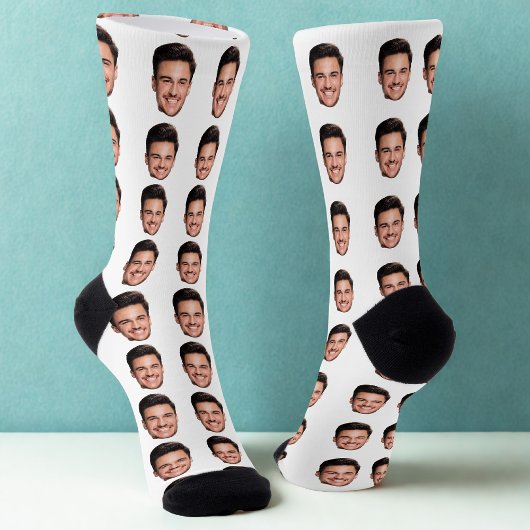 Chaussette Personalized Picture Socks with Custom Face Print 