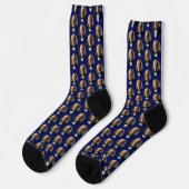 Chaussette Personalized socks with grandpa's photo, Custom (Gauche)