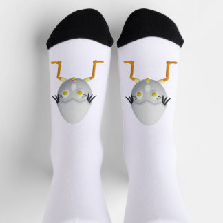 Chaussette Personnage d'œuf original RG & RA Design mignon