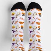 Chaussette Personnages d'Halloween mignons (Haut)