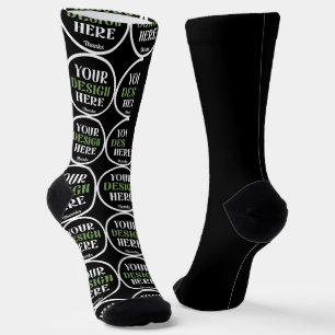 Chaussette personnalisé, unique, élégant et minimaliste bisou