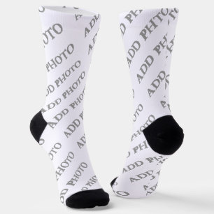 Chaussette Personnaliser Ajouter un nom Photo ou Illustration