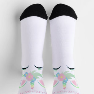 Chaussette Personnaliser Cute Unicorn