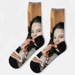 Chaussette Personnaliser et personnaliser une photo de manger
