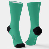 Chaussette Personnaliser Robe Verte Dusky (Angulaire)