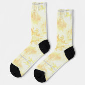 Chaussette Pétales dans la Brume (Gauche)