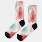 Chaussette Pétales dans la Brume (Gauche)