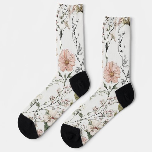 Chaussette Pétales Sereins (Gauche)