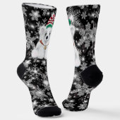 Chaussette Petit bébé ours polaire de Noël, petit ours de Pèr (Angulaire)