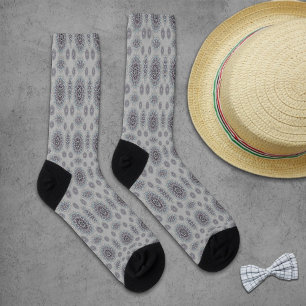 Chaussette Petit floral blanc tombé à la campagne
