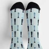 Chaussette Petite Motif Cravate (Haut)