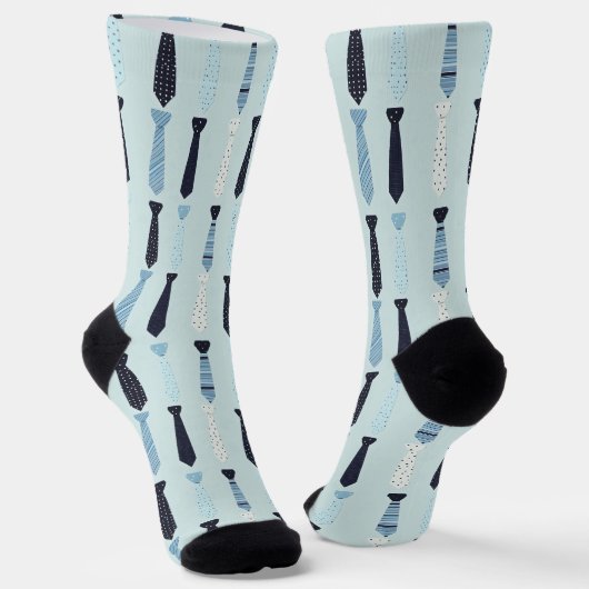 Chaussette Petite Motif Cravate (Angulaire)
