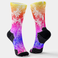 Petites chaussettes de fleurs blanches
