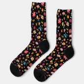 Chaussette Petites Fleurs mignonnes (Gauche)