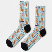 Chaussette Pharaon Hound Peinture châtaigne Original Chien Ar (Gauche)