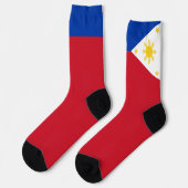 Chaussette Philippines Drapeau National Fierté Philippine Pat (Gauche)