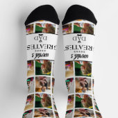 Chaussette Photo Collage le plus grand papa du monde (Haut)