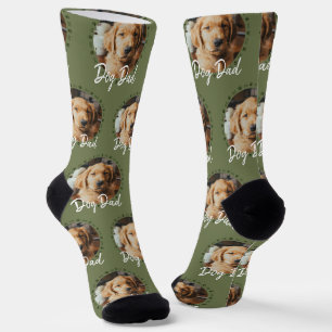 Chaussette Photo de chien papa animal de compagnie