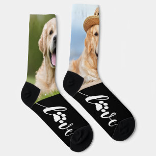 Chaussette Photo de compagnie d'animal familier personnalisée