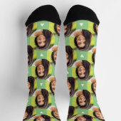 Chaussette Photo de Girlfriend pour ami Sage Green (Haut)