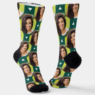 Chaussette Photo de Girlfriend pour le copain Emerald Green