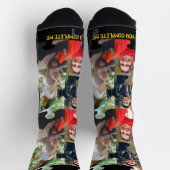 Chaussette Photo de pièce de puzzle personnalisée Vous me com (Haut)