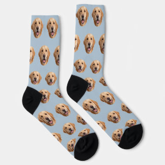 Chaussette Photo de visage de animal de compagnie personnalis