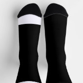 Chaussette photo en noir et blanc (Haut)