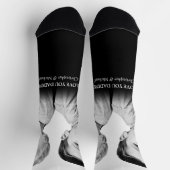 Chaussette Photo Et Message Personnalisés (Haut)