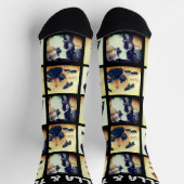 Chaussette Photo et texte personnalisés (Haut)