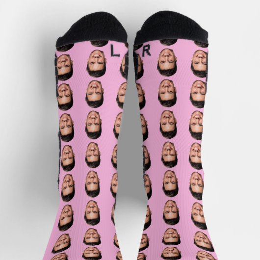 Chaussette Photo Face Socks, Unique Personalized (Haut)