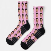 Chaussette Photo Face Socks, Unique Personalized (Gauche)