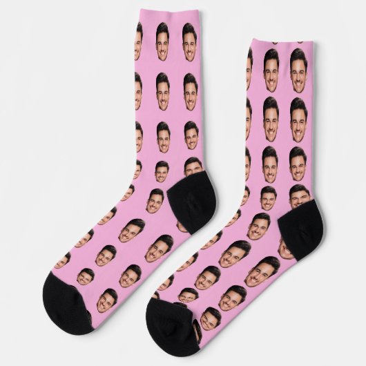 Chaussette Photo Face Socks, Unique Personalized (Gauche)