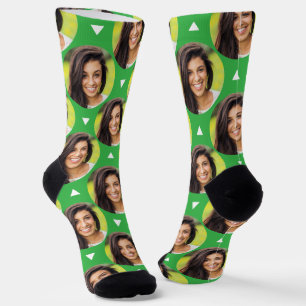 Chaussette Photo Girl friend pour le copain Fun Kelly Green