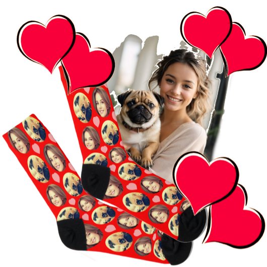 Chaussette Photo Love Chaussettes Walk in Memories