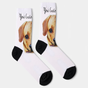 Chaussette Photo personnalisée avec visage de chien