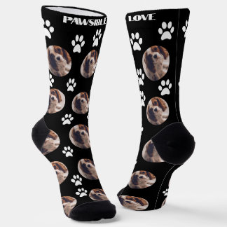 Chaussette Photo personnalisée de l'animal