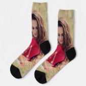 Chaussette Photo personnalisée en couple (Gauche)