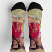 Chaussette Photo personnalisée en couple (Haut)