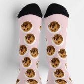 Chaussette Photo personnalisée pour animaux | Personnalisé Pi (Haut)