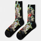 Chaussette Pièce de puzzle personnalisée Vous me complétez ph (Gauche)