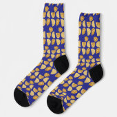 Chaussette Pierogies pour tous Fond Bleu (Gauche)