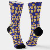 Chaussette Pierogies pour tous Fond Bleu (Angulaire)