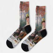 Chaussette Pierre-Auguste Renoir - Déjeuner de la fête nautiq (Gauche)