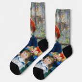 Chaussette Pierre-Auguste Renoir - Deux soeurs sur la terrass (Gauche)