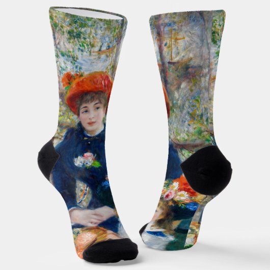 Chaussette Pierre-Auguste Renoir - Deux soeurs sur la terrass (Angulaire)